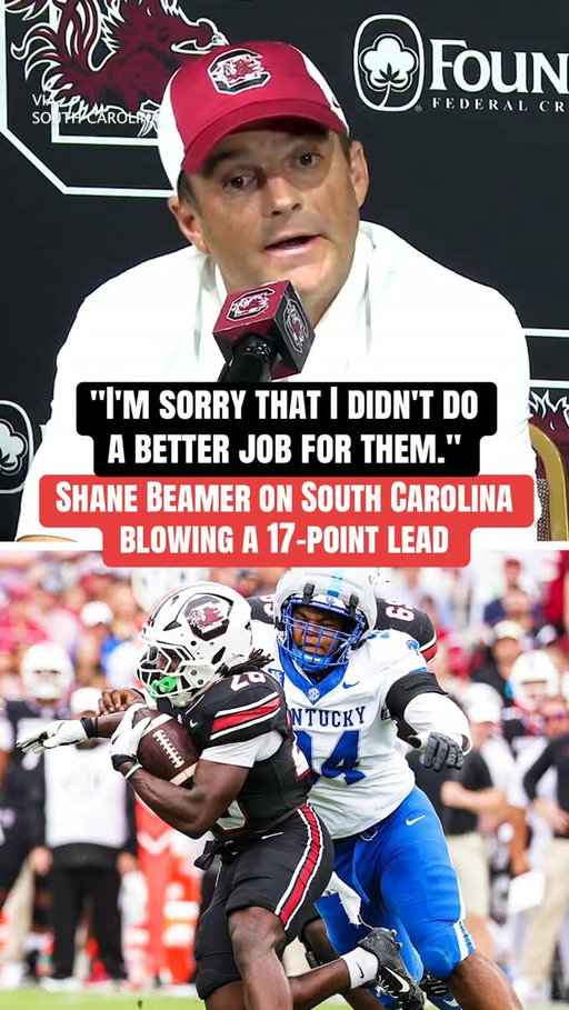 Shane Beamer with a message to the team after South Carolina’s loss to Kentucky in OT 😬

(via @gamecockfb)