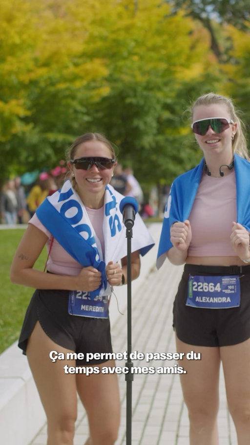 Au 10km Sports Experts du Marathon Beneva de Québec présenté par Brunet, nous avons tendu le micro aux coureurs pour découvrir ce qui les motive à prendre le départ d’une course.👟

Que ce soit pour le plaisir, pour la santé ou encore pour le sentiment de communauté, chacun a sa propre raison de courir et son histoire à raconter. 

Félicitations à tous les participants pour cette belle réalisation. 💙