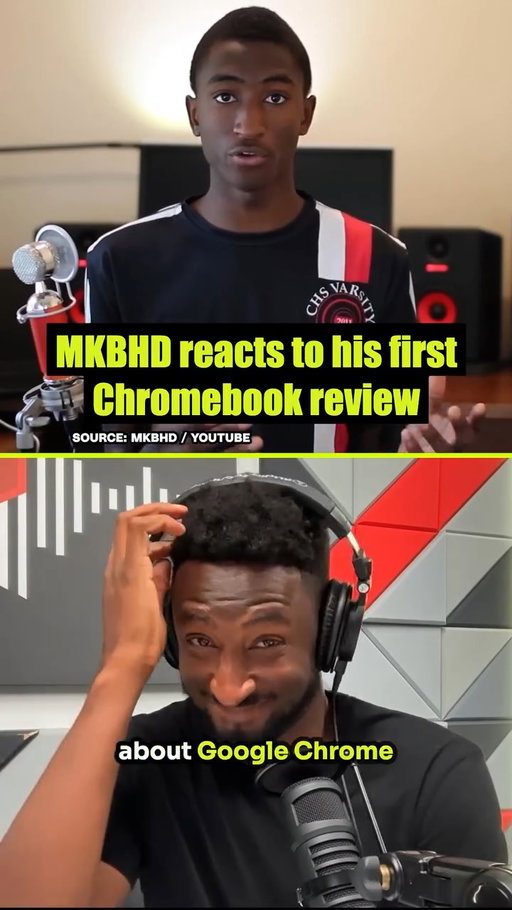 “You can hear the optimism in his voice.” @mkbhd reacts to his first Chromebook review on the latest episode of Version History. Listen to the new episode wherever you get your podcasts, or watch the full episode on YouTube.