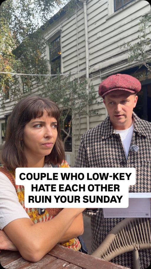 Veering dangerously into high-key these days… #couple #relationships #british #sketch #comedy