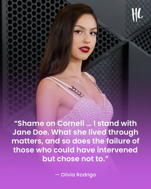 Olivia Rodrigo is now speaking out about the Cornell University sexual assault lawsuit. (📸: Getty Images)
