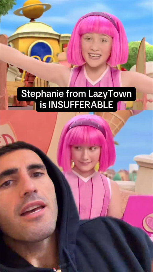 Who’s letting her do all this?? #tv #nickelodeon #lazytown