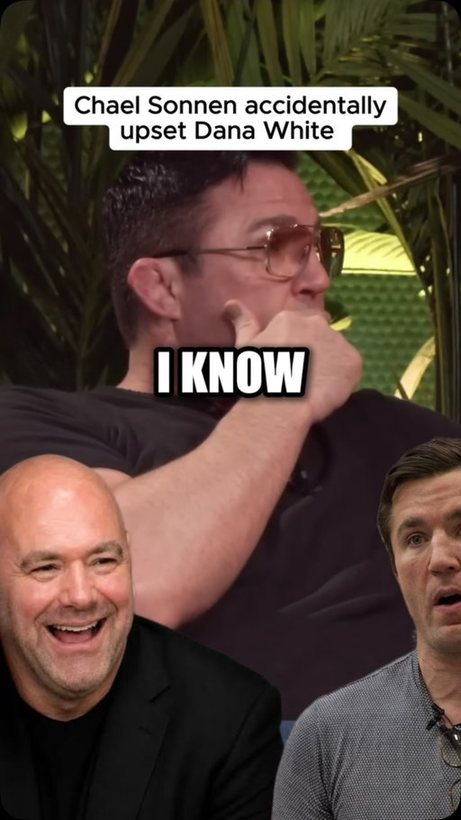 Chael Sonnen accidentally upset Dana White #ufc