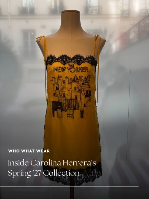 For @carolinaherrera’s 45th anniversary, global creative director @wesgordon looked to the archives, drawing inspiration from a 1981 cover of @newyorkermag, published the day of Carolina Herrera’s very first runway show at The Metropolitan Club.

“There’s nothing more iconically New York than The New Yorker magazine,” says @wesgordon. An illustration of the original cover art by Lonni Sue Johnson is brought to life through intricate hand embroidery in the spring 2027 collection, which debuted on the runway at #NYFW this September.

Also featured in the spring 2027 collection is Andy Warhol’s portrait of Carolina Herrera, licensed for the first time. Appearing on an embroidered mini dress and the Jacqueline bag, the portrait nods to the friendship between Warhol and Mrs. Herrera, who met in the late 1970s.

At a dinner in 1979, Warhol admired a Van Cleef & Arpels minaudière that Herrera was carrying, a gift from her husband, and proposed a trade: the bag in exchange for her portrait. Warhol went on to photograph Mrs. Herrera in a series of 60 Polaroids, which ultimately became the basis for a series of now-iconic painted portraits. The collaboration also supports @warholfoundation’s ongoing work to advance the visual arts.

Swipe through for a closer look at the collection as seen on display during #ParisFashionWeek.

photos + videos: getty images, @katcollings, spotlight launchmetrics