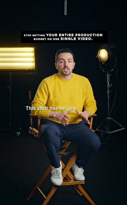 A single hero asset won't cover your feed, retargeting, and sales decks anymore. 

By building a campaign ecosystem, we capture cutdowns and vertical content all in one shoot, on the exact same budget. 

Ready to scale your brand's content? Check link in bio.