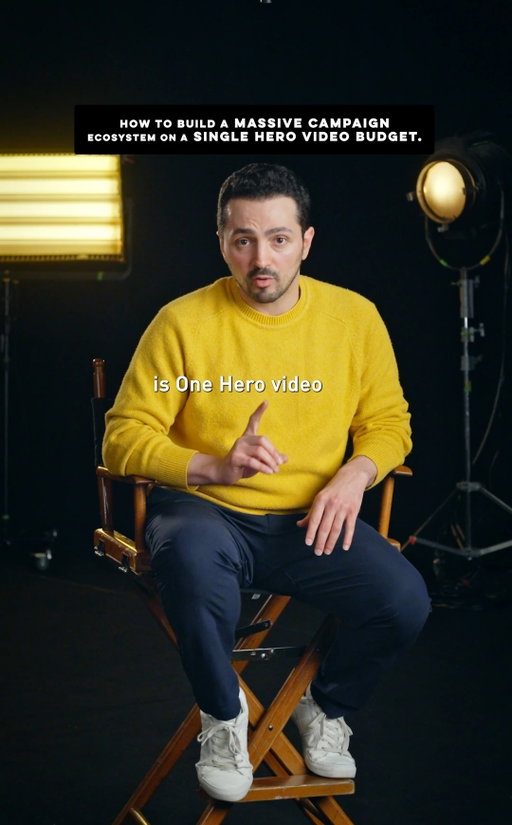 Is your video production strategy leaving assets on the table? 

One video means one shot. 

But when we build a campaign ecosystem, you get the hero asset PLUS all the cutdowns you need to reach your audience. 

Same shoot, same budget. If you are planning a campaign, let's build an ecosystem.

Check link in bio.