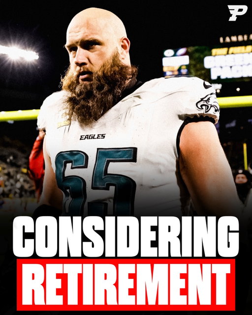 Eagles’ Lane Johnson, one of their best offensive linemen in franchise history, could be considering retirement, according to his former teammate Brandon Graham.

Johnson was suddenly ruled out before today’s game against the Rams due to personal reasons.