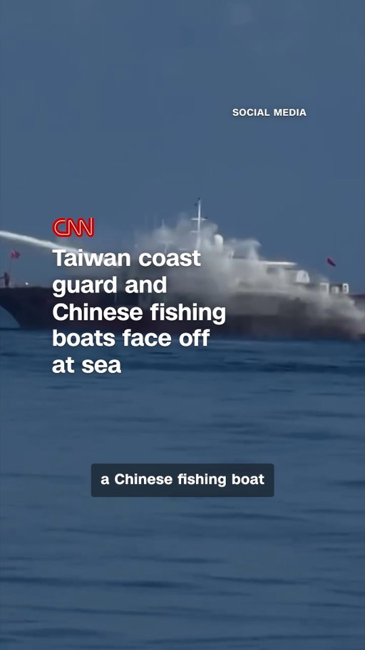 Taiwan’s coast guard blasted a Chinese fishing vessel with a water cannon after it entered restricted waters and refused repeated orders to leave. The dramatic encounter offers a glimpse of the growing confrontations at sea as Beijing ramps up pressure around the self-governing island. CNN’s @willripleycnn reports.