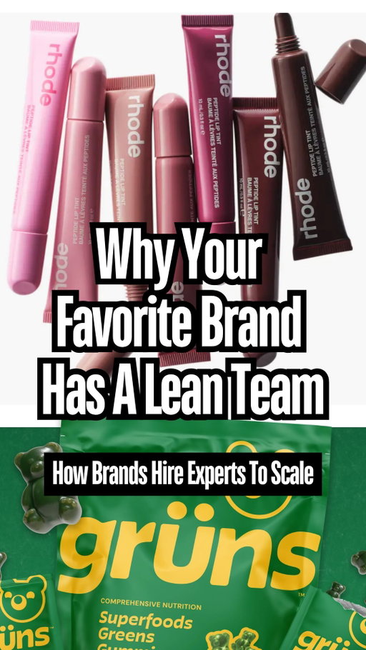 Hot take: the brands all over social media do not always have the biggest teams behind them.

Grüns hit $100M ARR with around 60 employees. Rhode hit over $200M in net sales with around 50.

The smartest consumer brands stay lean and bring in experts where it counts.

And that’s where Fiverr comes in.

Comment “EXPERT” and I’ll send you the link to Fiverr. Find freelance specialists to help move your business forward! Visit Fvrr.co/blueprint and get 10% off your first order with code BLUEPRINT26.

#Fiverr #ihiredFiverr #ad