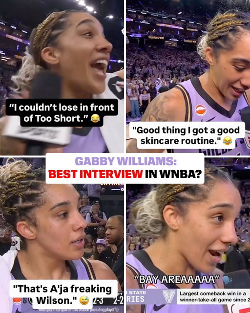 Gabby Williams been dropping gems in her WNBA playoffs interviews 😂