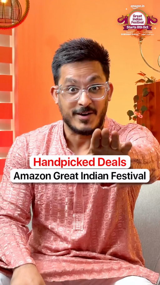 Here Are THE BEST Deals on The Amazon Great Indian Festival!

The iPhone 16 comes with the A18 chip, a 6.1 inch display and a 48MP main camera. It is available during the festival for ₹74,999.

The Apple Watch Series 11 46mm comes with the S10 chip, an Always-On Retina display and strong battery life. It usually costs ₹49,900, and during the festival it is available for ₹37,999, with an additional ₹2,000 bank discount.

The MacBook Neo comes with the A18 Pro chip, a 13 inch Liquid Retina display and a full aluminium build. It is usually priced at ₹72,990 and is discounted during the festival.

The Xiaomi Pad 8 comes with an 11 inch display and the Snapdragon 8s Gen 4 processor, along with the Focus Pen Pro. It usually sells for ₹51,999, and during the festival it is available for ₹47,999, going down to ₹42,999 with instant bank offers.

The Samsung Galaxy S25 Ultra comes with the Snapdragon 8 Elite for Galaxy, a 2K AMOLED display with anti-reflective coating and a 200MP main camera. It normally sells for ₹99,999, and during the festival it is available for ₹84,999.

The OnePlus Nord 6 comes with a 165Hz AMOLED display, the Snapdragon 8s Gen 4 chip and a 9000mAh battery. It is getting a discount of ₹4,000 and is available for ₹42,999.

Additional SBI bank discounts and No Cost EMI options are available on more smartphones on the Amazon India app. 

#AmazonGreatIndianFestival #AmazonIndia