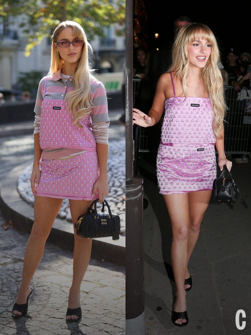 Is there anyone cuter than @mckennagraceful going day-to-night in her pink @MiuMiu set?

The #HungerGames star sat front row at the brand's Paris Fashion Week show. And if you see me wearing a striped sweater under a tank top this week... you know why.

Photos: Getty Images
