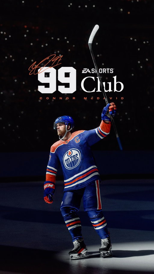 Honored to be the first recipient of the @EASPORTSNHL 99 Club trophy. Grateful for the recognition, and looking forward to seeing who else gets inducted down the road. #NHL27