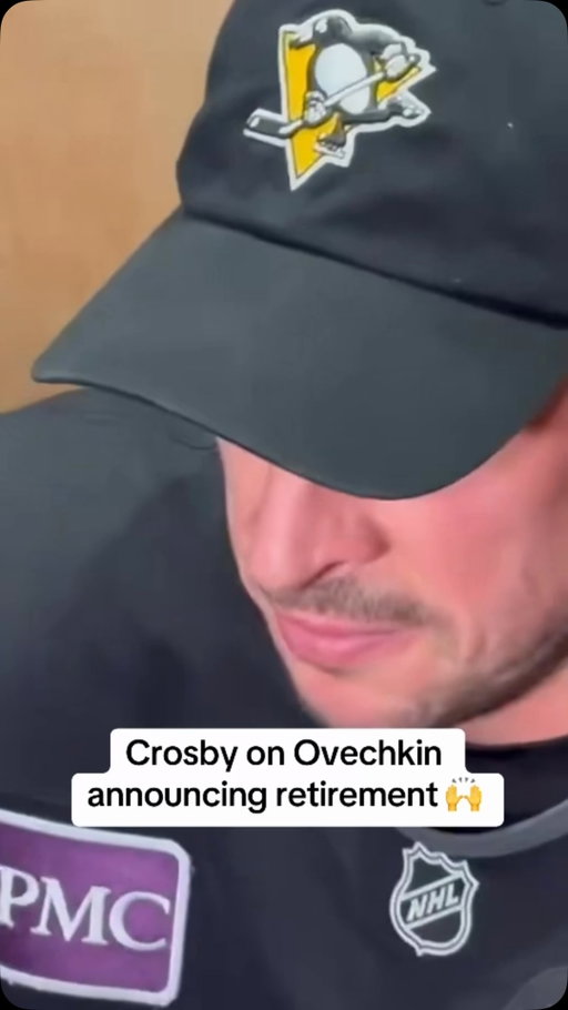 Sidney Crosby congratulates Alex Ovechkin on announcing his retirement.

🎥: SNPittsburgh