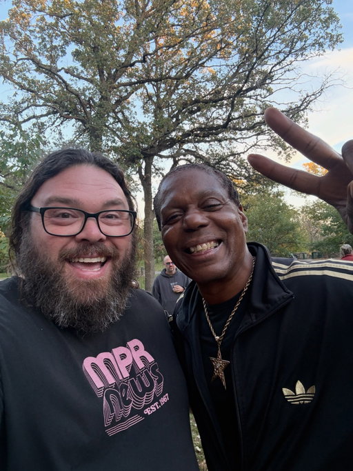 Ran into @thefancyray yesterday! What a guy!

Also in the pic… Alfonso Guindon

#shorelunchwithnatep