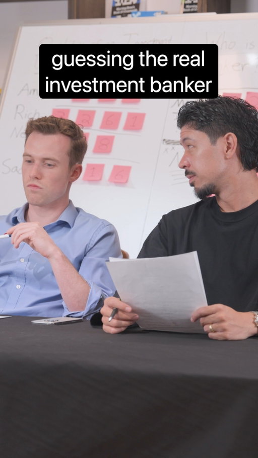 who is the secret investment banker?

@dhtoomey @thenoelmiller @jackstebb.ins 
#finance #business #investmentbanker