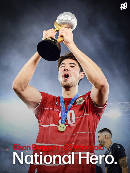 Elkan Baggott just made himself a national hero… bagged an equaliser in extra time for Indonesia in the ASEAN Cup Final and then scored his pen in the shootout. 😮‍💨

The Millwall defender’s been playing for Indonesia since 2021 and now he’s played a major part in delivering them some silverware… not a bad way to create a legacy for yourself. 🇮🇩

Been an insane run to the trophy too. Beat Bangladesh 9-2 in the previous round which got them the exact goal difference they needed to make it through. 🤯

Only 23 years old and Elkan’s already written himself into Indonesian folklore…