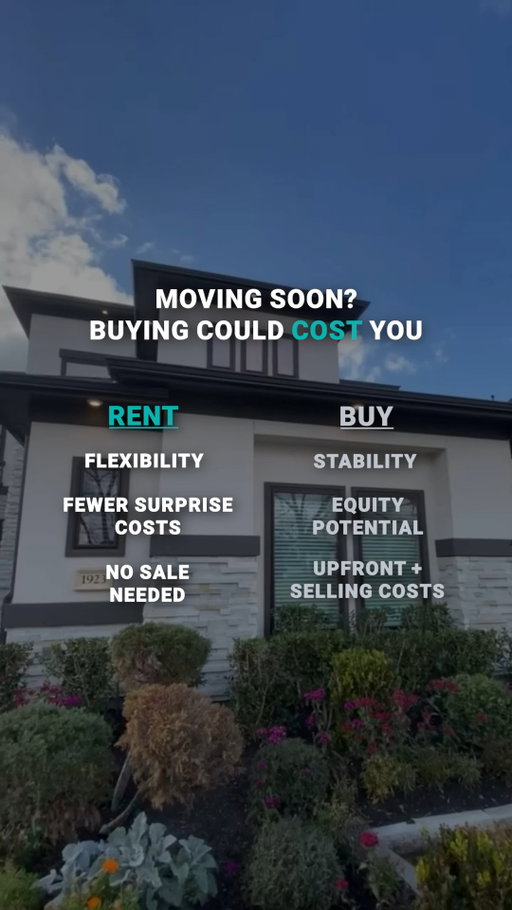 Lifestyle over status 🏡

A mortgage builds real estate equity, but renting protects flexibility while building cash reserves. Neither option is inherently better without considering personal circumstances.

Avoid making a multi-year financial decision based on peer pressure or societal rules.

Evaluate which strategy best matches expected income, mobility, and personal priorities.

Save this before letting anyone shame you into either choice.

#rentvsbuy #firsttimehomebuyer #homebuyertips #personalfinance #housingmarket