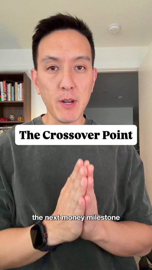 After you hit $100,000, the next money milestone is what I call the Crossover point. Do you agree or disagree? Let me know in the comments.