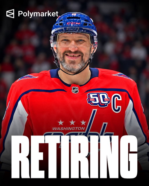 Alex Ovechkin has officially announced that the 2026-27 season will be his FINAL year in the NHL, bringing one of the greatest careers in hockey history to a close after 22 seasons. 

929 goals, the most in NHL history.
1,688 points.
9 Rocket Richard Trophies.
3 Hart Trophies.
1 Stanley Cup.

He chased down a Wayne Gretzky record that once looked untouchable and changed the record books forever.
