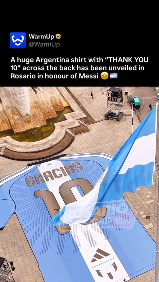 🇦🇷

Lionel Messi will make his final appearance for the Argentina national team on October 6, 2026, in an international friendly against Benin. Staged at the Estadio Monumental in Buenos Aires, the match serves as an official home send-off organized by the Argentine Football Association following his international retirement announcement in August. Messi, who famously captained Argentina to the 2022 FIFA World Cup title and back-to-back Copa América crowns, closes out a storied 21-year senior international career. Members of the 2022 World Cup squad have gathered in Buenos Aires to honor the forward, who will don a custom number 10 shirt for his last game.

(Via @rosariolaciudad / @rosariolaciudadenvivo )