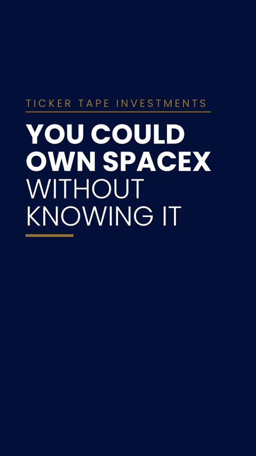 Your 401(k) could own SpaceX… and you might not even know it.

When a newly public company gets added to an index, the funds tracking that index can be required to buy it. So if your retirement account holds an index fund, you could suddenly have exposure without ever placing a SpaceX trade yourself.

The interesting part? Some investors may have gotten access years before the public market did.

That’s the concept behind pre-IPO investing: getting into private companies before they become available to everyone.

#PreIPO #SpaceX #AccreditedInvestor #PrivateMarkets #Investing WealthBuilding