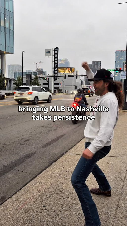 You can’t bring @mlb to Nashville if you’re scared of hearing “no”

Major League persistence with the @nashvillestars & @bryanrubyofficial