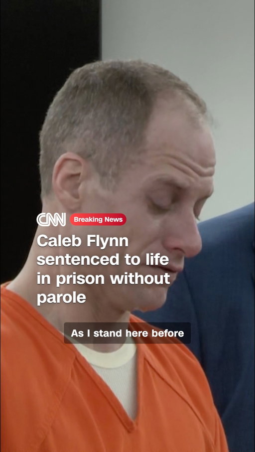 Caleb Flynn spoke in court ahead of his sentencing, denying that he killed his wife. Flynn was sentenced to life in prison without the possibility of parole for the aggravated murder of Ashley Flynn.