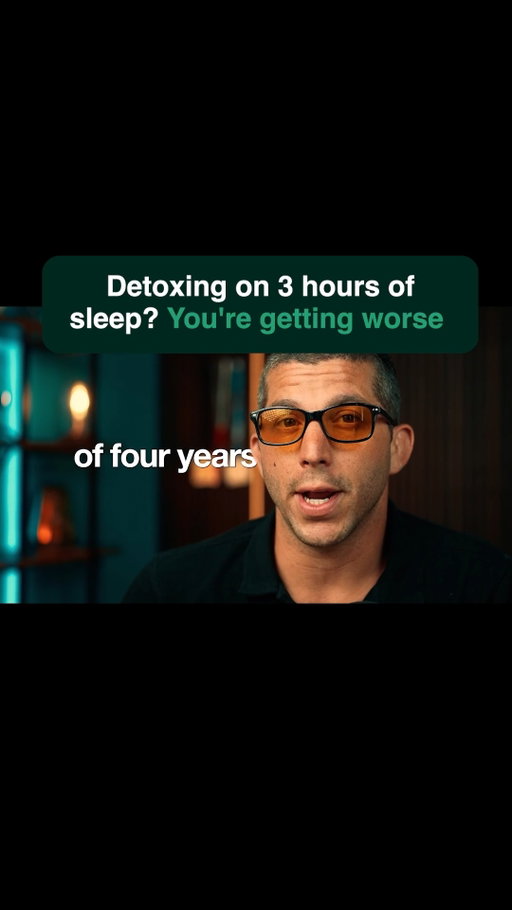 Fix your sleep before anything else.