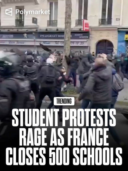 Student protests are still raging across France, forcing roughly 400 to 500 high schools to fully or partially suspend classes as demonstrations over deteriorating conditions intensify.

Students are demanding more funding, better-maintained schools, smaller classes and action on teacher shortages, while clashes with police in cities including Nancy show the unrest is continuing to escalate.