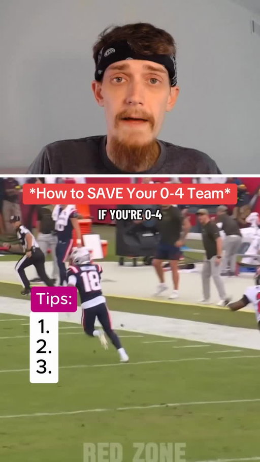 How to save your 0-4 Fantasy Football team #fantasyfootball #nfl #football
