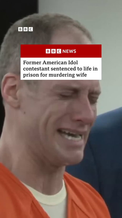 A US man who once appeared on the TV talent competition American Idol has been sentenced to life in prison without the possibility of parole for murdering his wife.
 
Caleb Flynn, 40, was found guilty last week after a short deliberation by the jury, which rejected his claim that an intruder broke into his Ohio home and shot his wife, Ashley Flynn, as she slept.
 
He was also found guilty of eight additional charges, including aggravated murder and tampering with evidence.
 
Tap the link in @BBCNews’s bio to learn more. 
 
#BBCNews