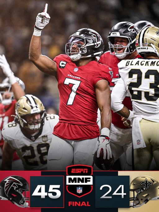 That’s another primetime win for the @atlantafalcons 🔥
