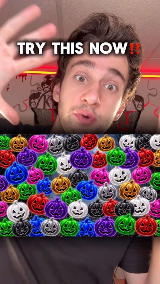 Nahh this is crazy 😭🎃 #magic#interactive#trythis