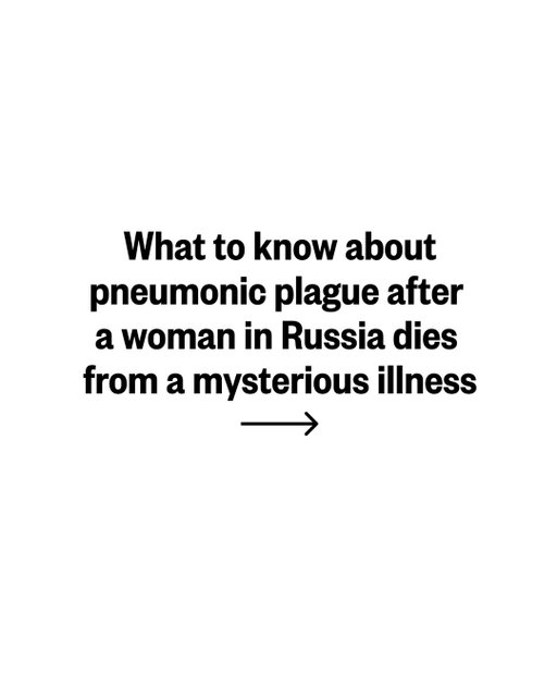 The death of a 28-year-old woman who worked in an anti-plague laboratory in Russia is raising concerns about what caused her illness.

A Russian official said the woman died of pneumonia of “undetermined” origin and did not link her death to her work at the Irkutsk Anti-Plague Institute of Siberia and the Far East. The U.S. State Department said, however, that it’s monitoring reports of a fatal case of suspected pneumonic plague in the Irkutsk region, in southeastern Siberia, in coordination with the CDC.

Key details remain unknown, including whether the woman was infected with plague at all and, if so, whether it was naturally occurring plague or bacteria studied in the lab. Scientists also don’t know how quickly her illness progressed and what treatment she received. Nearly 200 people that came into contact with the woman are under precautionary medical observation, according to Russian media.

Read more at the link in bio.