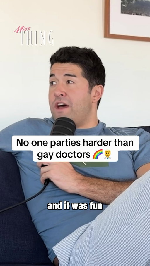 Have you ever partied with a gay doctor or dentist?? Let us know your wildest LGBT with a PHD story in the comments… 🌈👨‍⚕️🪩 Watch or listen to @dylanadler_ on the latest episode of Miss Thing now on all platforms!

#gay #gaystagram #party #partytime #podcastclip