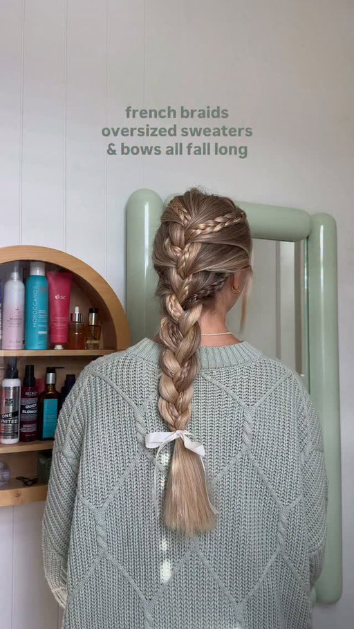 name a better combo 🌲 

•
•
French braids, braided hairstyle, updo hairstyle, fall hair, fall hair inspo, fall hairstyles, fall hair trends, bow hairstyle #bowhairstyle #fallhairstyles #braidedhairstyle #frenchbraid #fallhairinspo