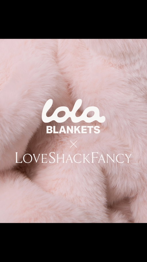 IT’S OFFICIAL 🎀 LoveShackFancy x @lolablankets is happening, and it’s the softest thing we’ve ever done. Our signature bows and prettiest pink, wrapped in Lola’s life-changing softness. Two limited-edition blankets. Mark your calendars for October 14!