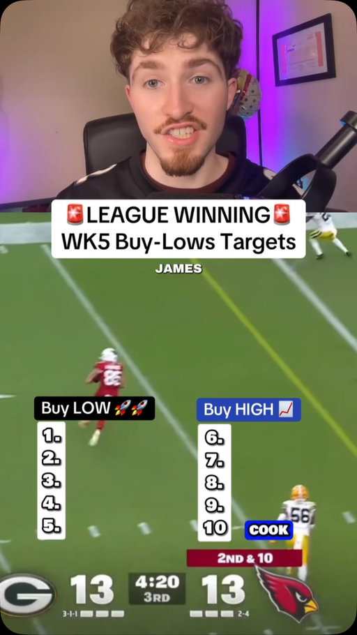 Buy these players ASAP to win fantasy football in week5 📈 #fantasyfootball
