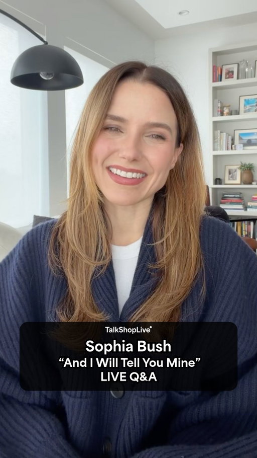 @sophiabush has always understood the power of stories. Now, in “And I Will Tell You Mine,” she’s sharing her own. 📖 

Join Sophia LIVE on @TalkShopLive on October 8 at 7 PM ET for a fan Q&A about her new book, her life, and the stories that have shaped her. Plus, you can pre-order your copy with an autographed bookplate. 

Set a reminder & pre-order now at the link in bio.