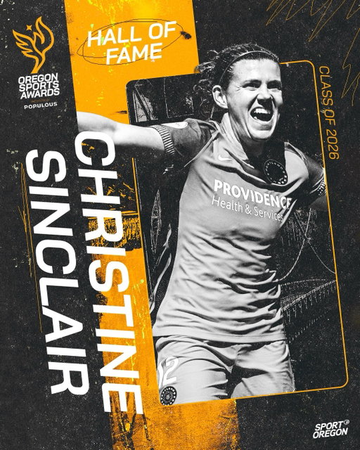 Welcome to the Oregon Sports Hall of Fame, @c_sinc12 

FIFA’s All-Time Scoring Record Holder
6x World Cup
4x Olympian
3x NWSL Champion
2x NCAA National Champion

See the induction live on 11.10.26. Ticket link in bio.