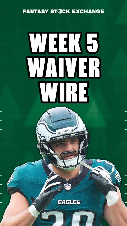 Must Add Fantasy Football Players for Week 5 #fantasyfootball #fyp #nfl #nflfantasy #waiverwire