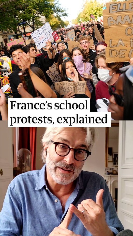About 450,000 people joined the high school protests across France on Tuesday, organisers said, as hundreds of high schools were blockaded in a nationwide day of action. The protesters are campaigning against long hours, missing teachers and crumbling classrooms.

The French interior ministry’s figure is much lower: it said about 250,000 joined the protests, with 56,000 people reported in Paris.

But how did a few student blockades turn into a nationwide protest movement? Jon Henley, the Guardian’s Europe correspondent based in Paris, explains.

And head to the link in bio to read the full story.