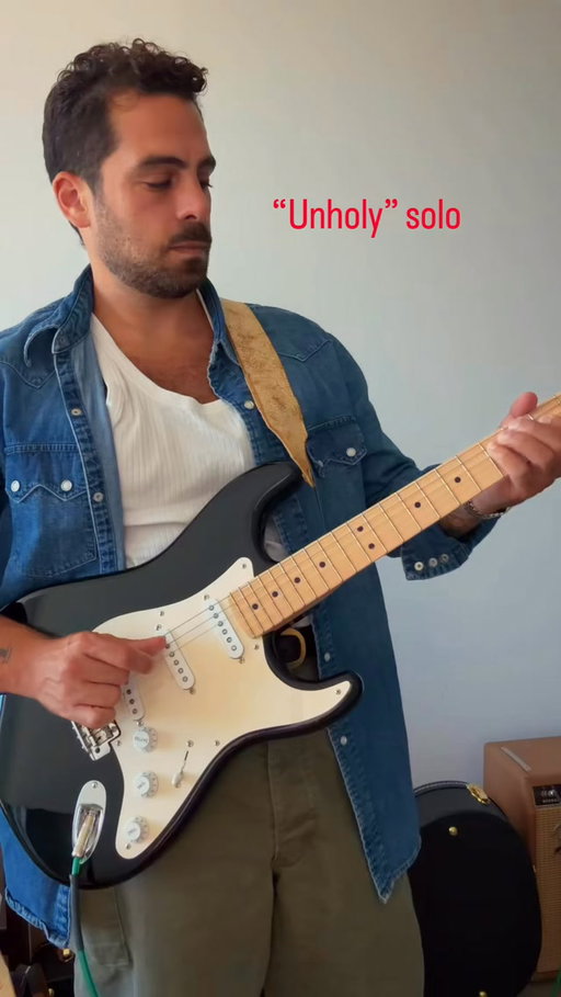 Y’all asked how I play the “Unholy” solo… so here you go

Now send me yours. I wanna hear it.