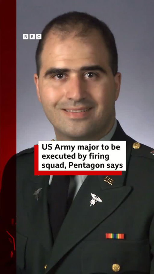 The Pentagon has announced it will execute a former US Army major by firing squad, the first such military execution in more than 60 years.
 
Nidal Hasan fatally shot 13 unarmed US soldiers at Fort Hood in 2009, injuring another 32.
 
Pentagon spokesperson Sean Parnell announced on social media on Monday that US defence secretary Pete Hegseth had made the recommendation and President Donald Trump approved it.
 
Tap the link in @BBCNews’s bio to learn more.
 
#BBCNews