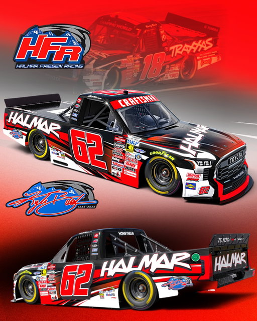 A #rowdy throwback for Leland Honeyman Jr. and the No. 62 at Charlotte.