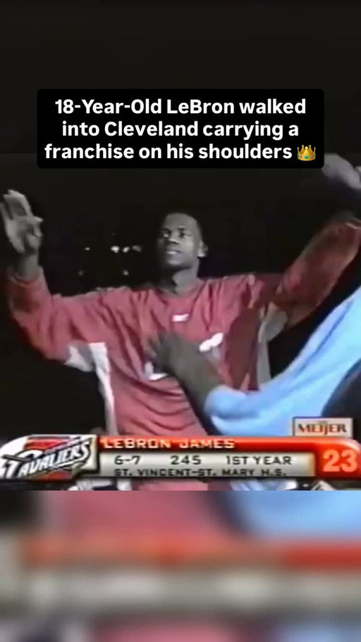 18-year-old LeBron James stepped onto the court in a Cavaliers uniform for the first time, carrying the weight of a franchise that had been waiting for a savior. 

Nobody knew it yet, but Cleveland was witnessing the first chapter of a career that would reshape the NBA, redefine greatness and become bigger than basketball itself.

From a teenage phenom in Northeast Ohio to championships, records, MVPs and one of the greatest careers the sport has ever seen, LeBron’s journey became a story for generations. This was only a preseason debut, but it was the beginning of a legacy that would become legendary 👑