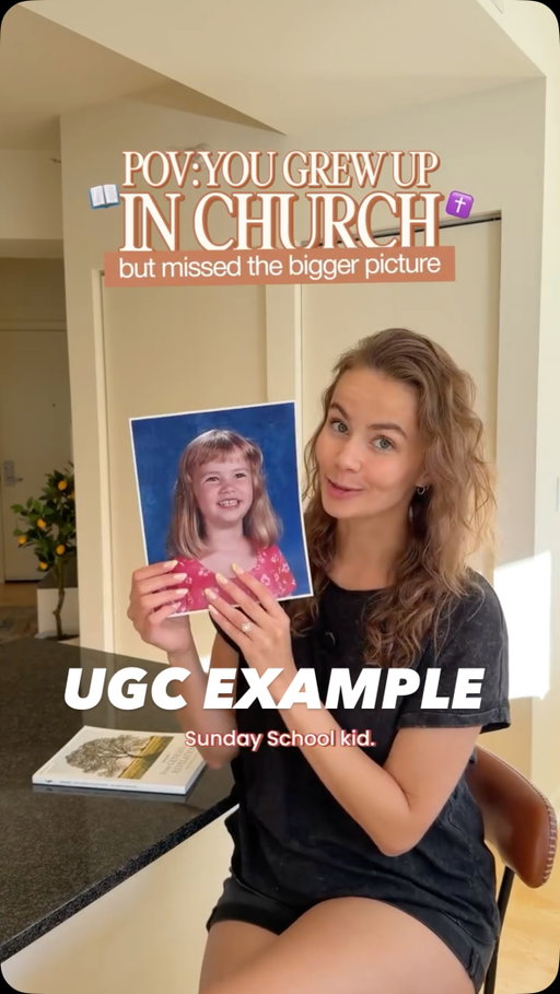 UGC EXAMPLE: I use photos from my real life to enhance the scripts I write and stories I tell for my clients! 

Email me at claire@claireonvideo.com if you’re a Christian brand wanting UGC videos about your resources or apps. 📖✝️ 

Portfolio: claireonvideo.com 💖 

#christianugccreator #christiancontentcreator #christianresources #devotional #biblestudy