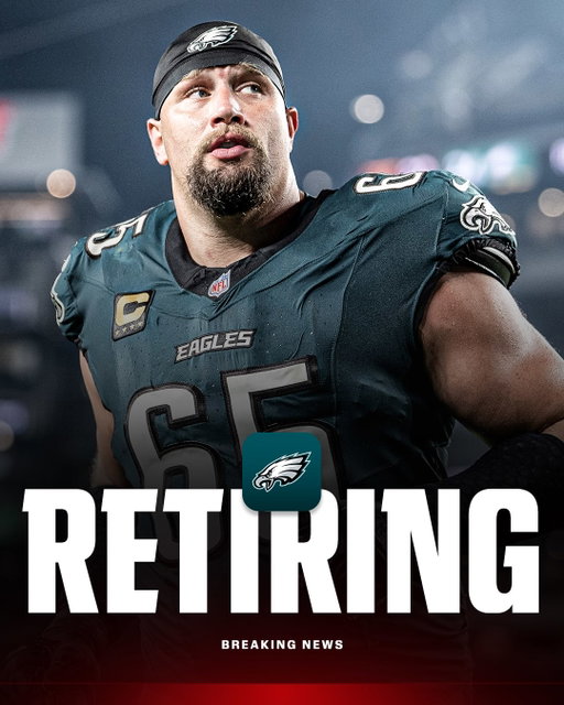 Breaking: Eagles OT Lane Johnson announced his retirement from the NFL after 14 seasons.

The six-time Pro Bowler and two-time Super Bowl champion spent his entire career in Philadelphia.