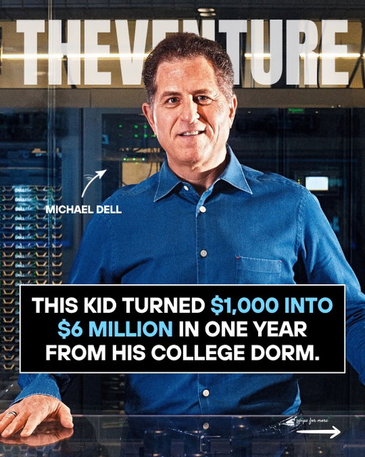 Michael Dell never stopped taking things apart.

Years after the dorm, he was still opening up his rivals’ computers. Every chip is stamped with the week it was made, so he could read exactly how old their stock was. Theirs sat in warehouses and stores for about 90 days. Dell built each computer only after it was ordered, and kept about five days of parts. Chip prices fall every month, so he was always selling newer chips, bought for less, than anyone else.

And because his customers paid him before he paid his suppliers, the faster Dell grew, the more cash it had, instead of less.

Compaq’s boss dismissed Dell as a “mail-order company” and a “garage operation.” Dell was delighted. “In business, it’s better if the competitor doesn’t understand or doesn’t see you.”

Follow @theventure for the greatest founder stories ever told!